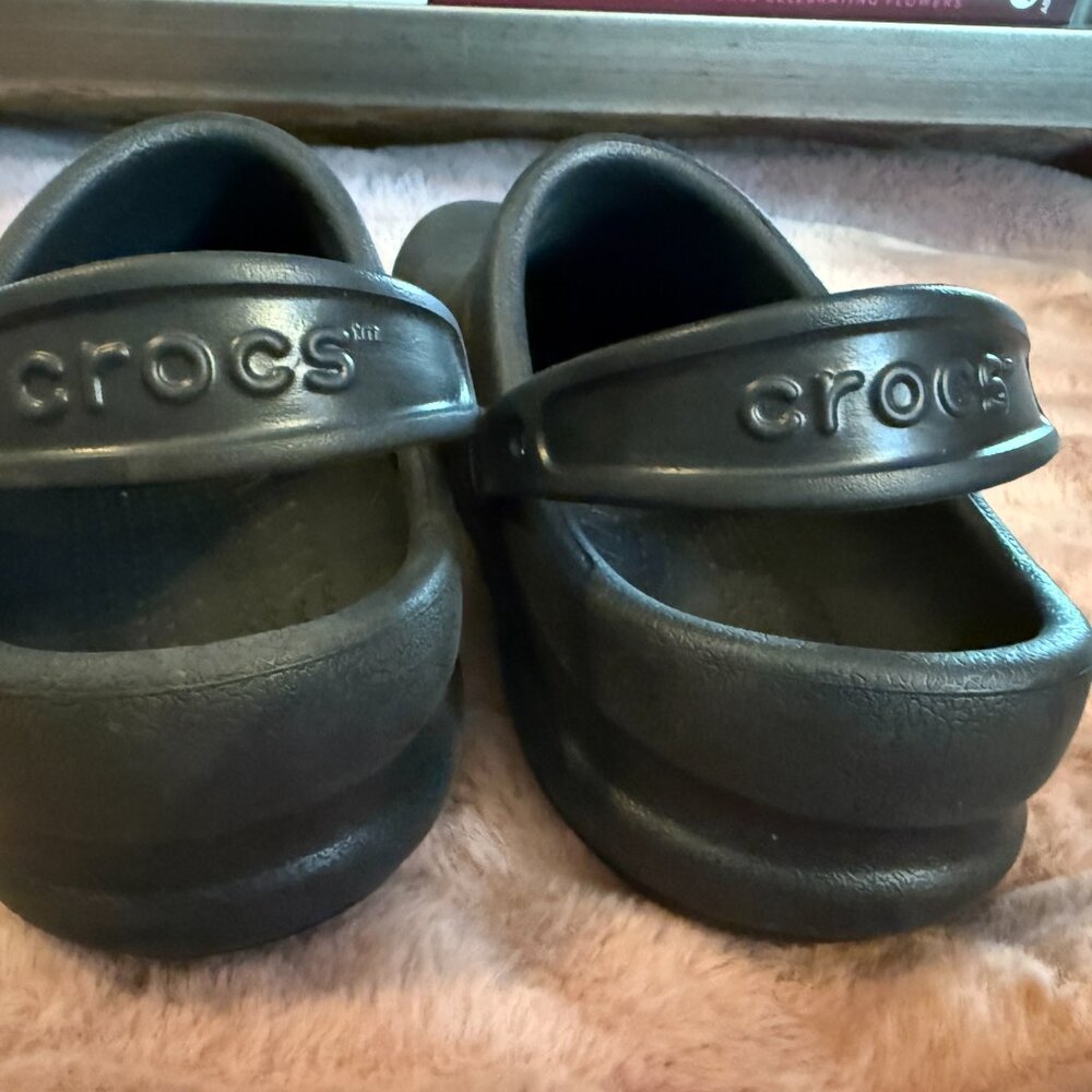 Bistro Style CROCS, black Mens size 12 - Picture 3 of 6